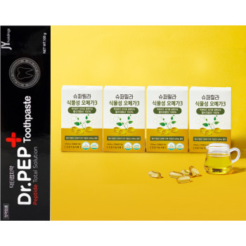 세계최초 비가열특허 들깨 오메가3 1000mg 120캡슐 + 순지트치약