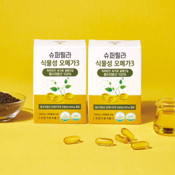 세계최초 비가열특허 들깨오메가3 1000mg 60캡슐